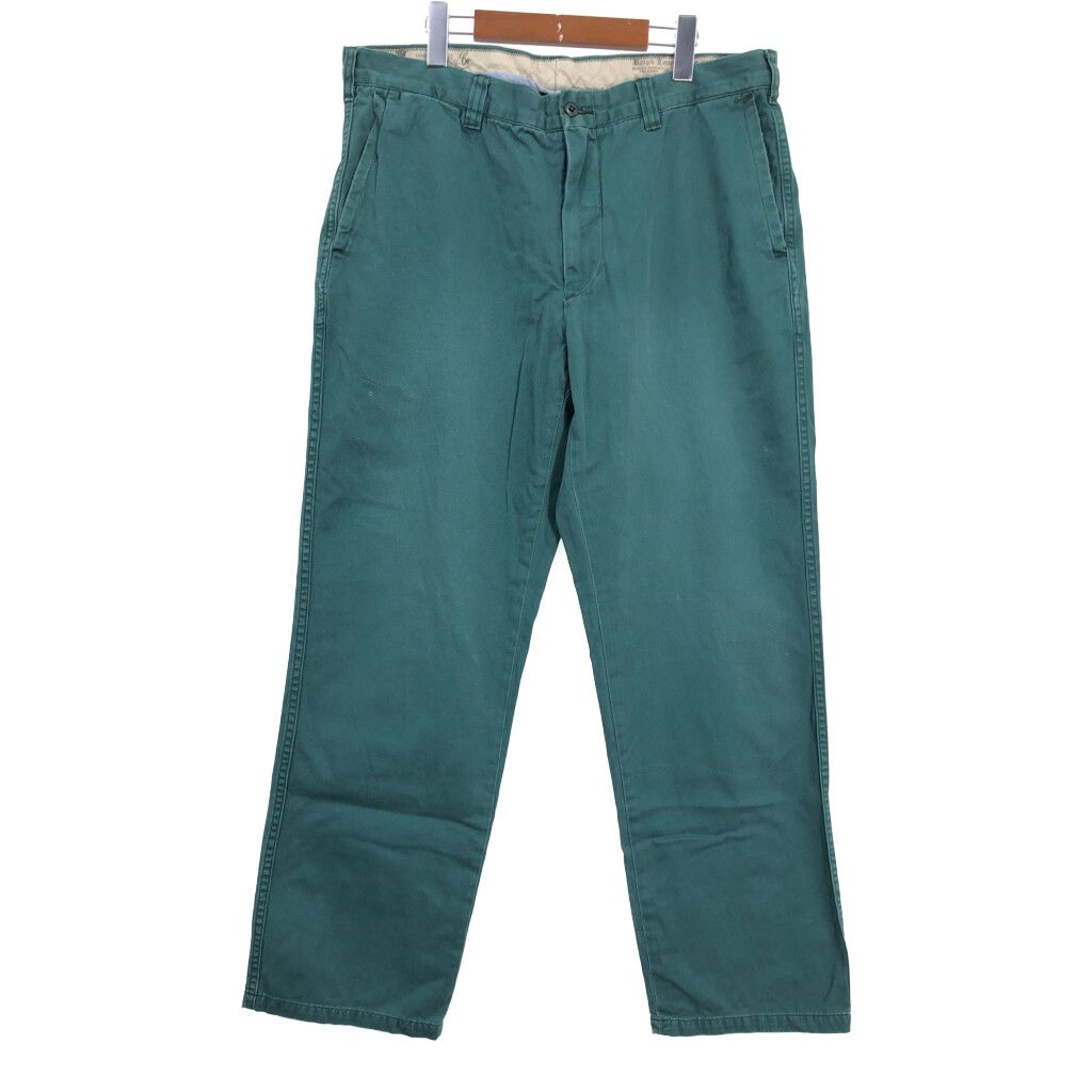 Ralph Lauren 80s USA製 ポロチノ グリーン W32 Polo by Ralph Lauren ポロ ラルフローレン チノパンツ ポロチノ