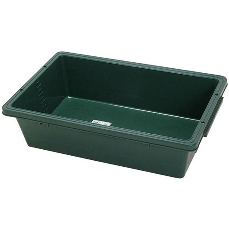 メーカー正規品 新品 緑長 プラスチック製トロ舟 中 60L
