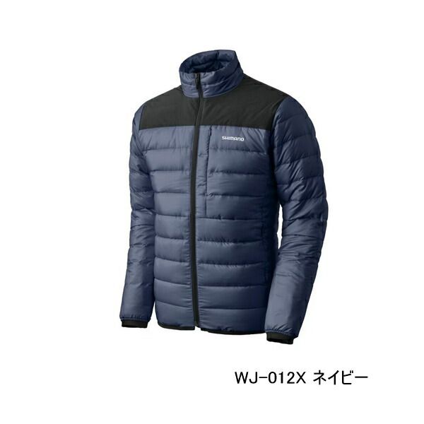 ≪ 25年9月新商品 ≫ シマノ テックダウン ジャケット WJ-012X ネイビー Lサイズ