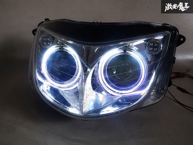 イカリング点灯OK☆】社外品 マジェスティ 250/C SG03J ヘッドライト