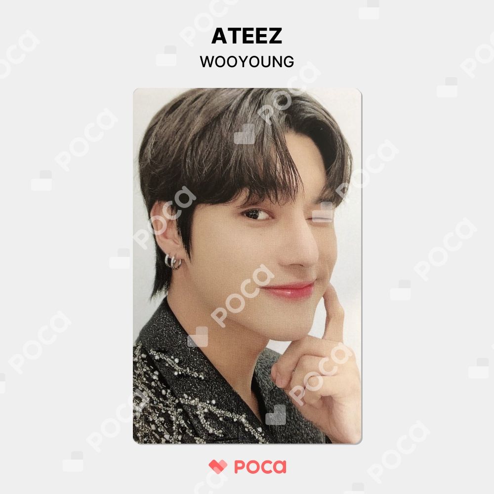 ATEEZ WOOYOUNG PHOTOCARD ウヨン　トレカ ATEEZ ウヨン トレカ [STAYHOME] ATEEZ HBD CUTLERY SET