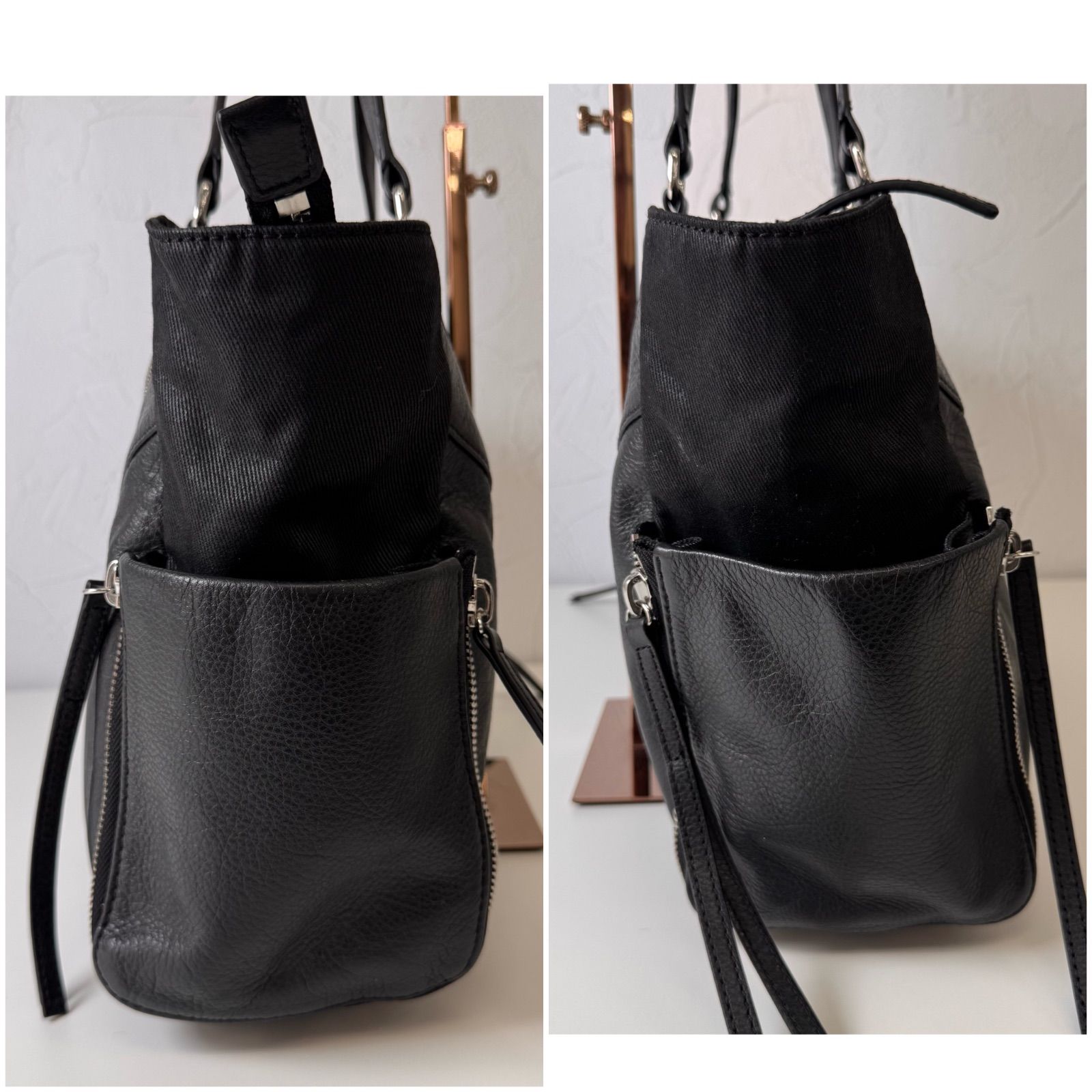 DIESEL ディーゼル トートバッグ A4 ハンドバッグ 大容量 ✨Bランク DIESEL ディーゼル トートバッグ ハンドバッグ レザー