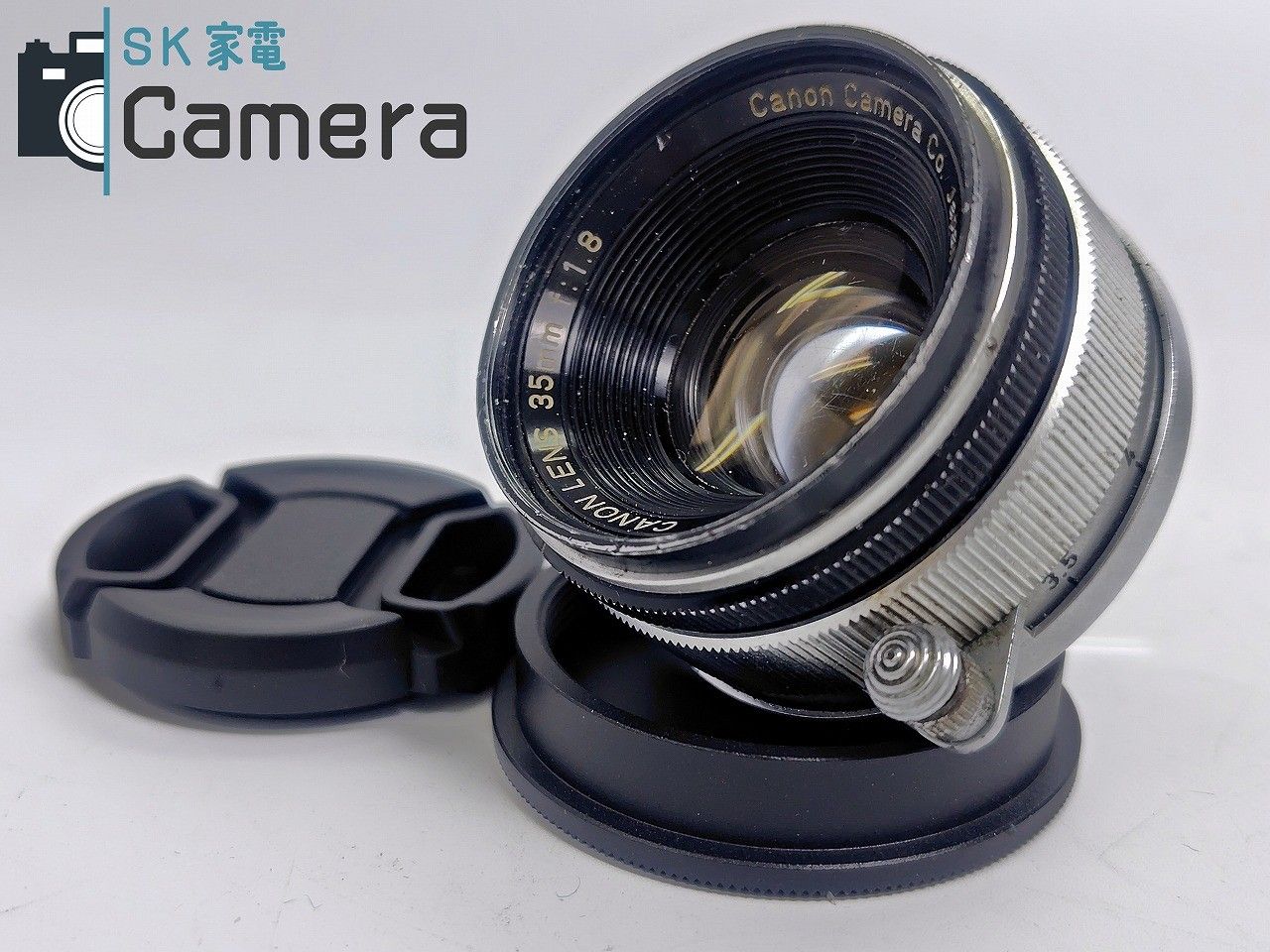 Canon - 【中古】 Canon LENS 35ｍｍ F1.8 L39 キャノン キャップ付 中古】 Canon LENS 35mm F1.8 L39 キャノン キャップ付 - メルカリ