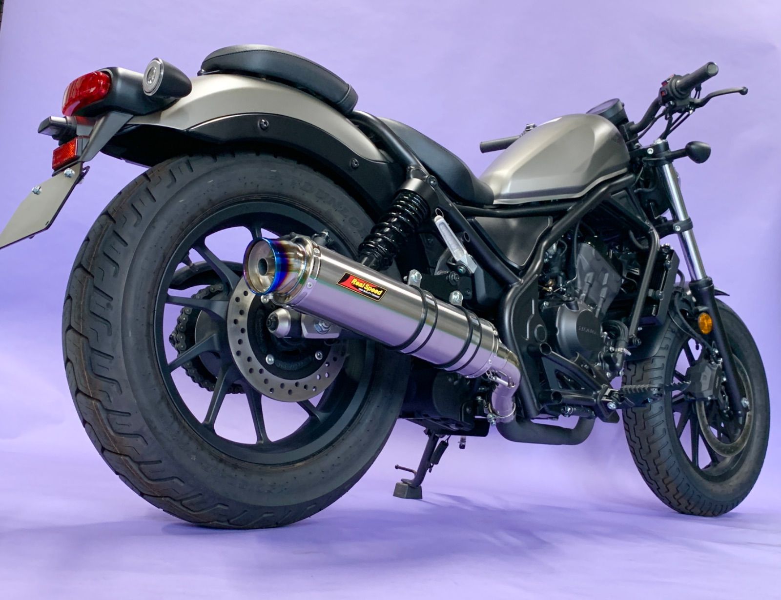 レブル250 ( 2BK-MC49 ) メテオ チタン マフラー スリップオン - メルカリ