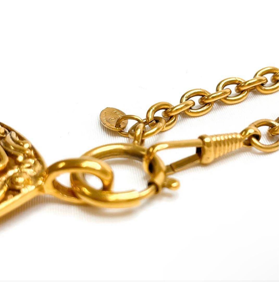 希少！正規品 CHANEL ココマーク ひし形 プレートネックレス ヴィンテージ 希少 美品 CHANEL ココマーク ひし形 ヴィンテージ ネックレス