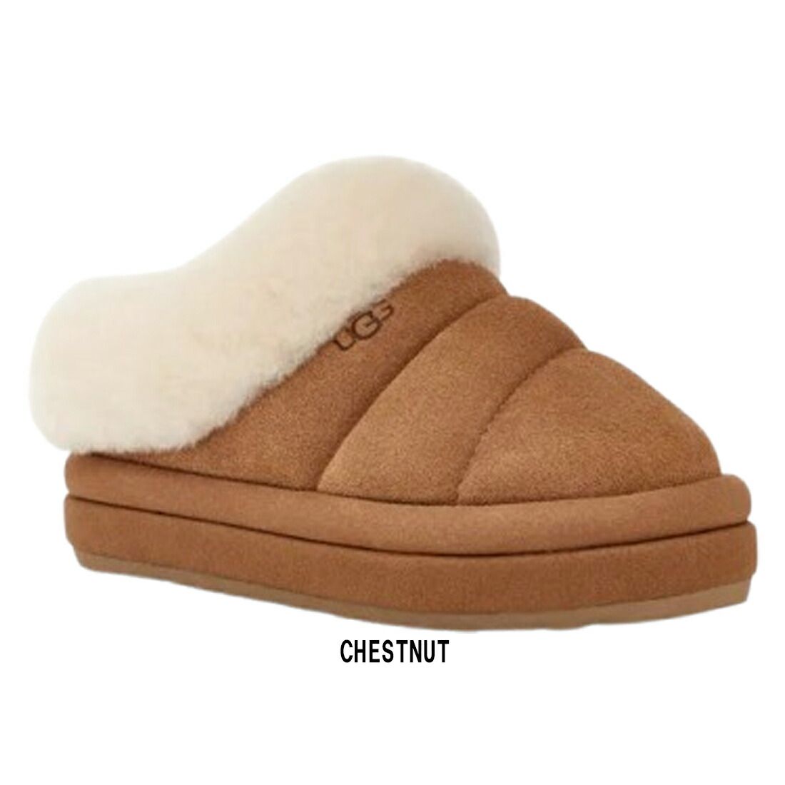 UGG(アグ)ムートン サンダル スリッパ シューズ スエード 厚底