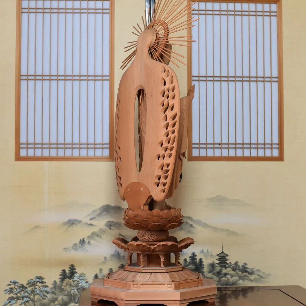 大きな古い仏像海外の物中国タイインド骨董品？金属製（仏像のみ）