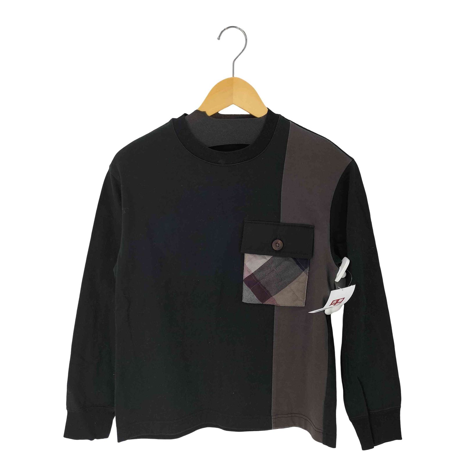 ブラックレーベルクレストブリッジ BLACK LABEL CRESTBRIDGE ボタン付きワンポケットロンT メンズ JPN：2 