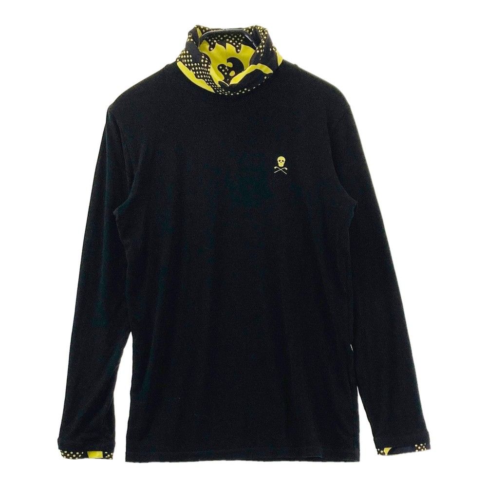 サイズ 48 MARK-LONA マークアンドロナ タートルネック長袖Tシャツ ブラック系 240101442863 ゴルフウェア メンズ ストスト