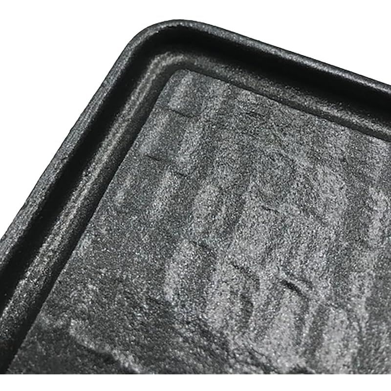 BIG FOREST ビッグフォレスト アウトドア グリルプレート かるpan~かく~ ハンマートーン焼き面 着脱式取手 197×137×16 1