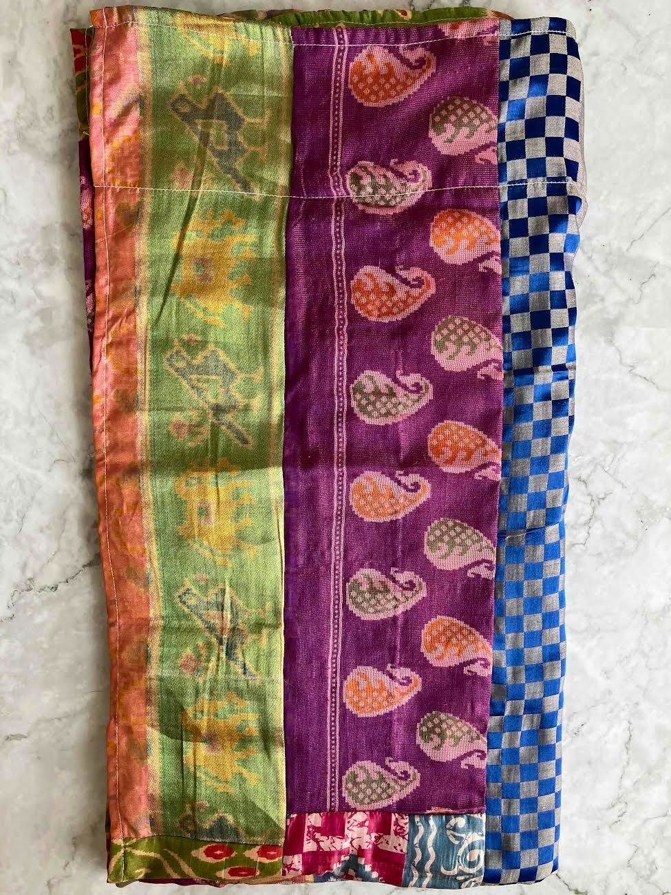 シルク カーテン インドサリー #A8 シングル - メルカリ