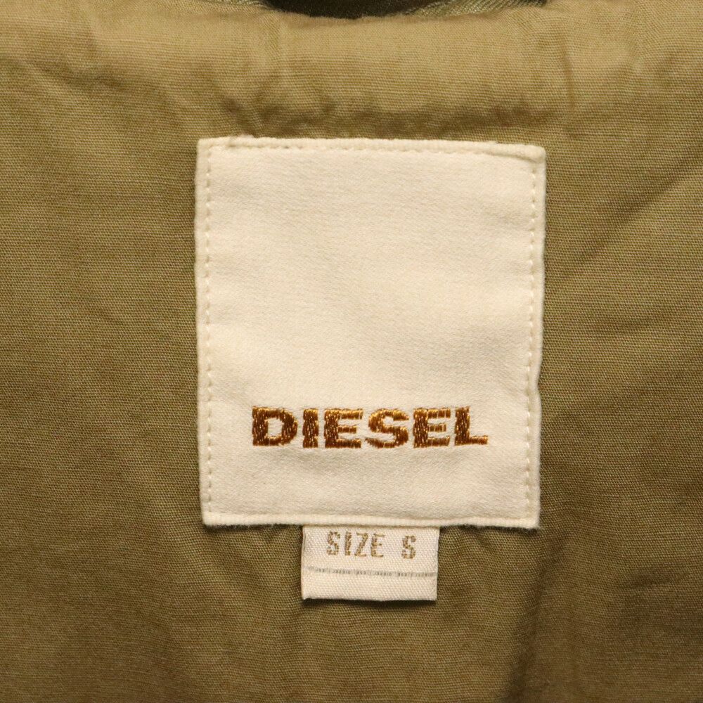 DIESEL (ディーゼル) スリーブ切り替えダッフルコート ジャケット カーキ