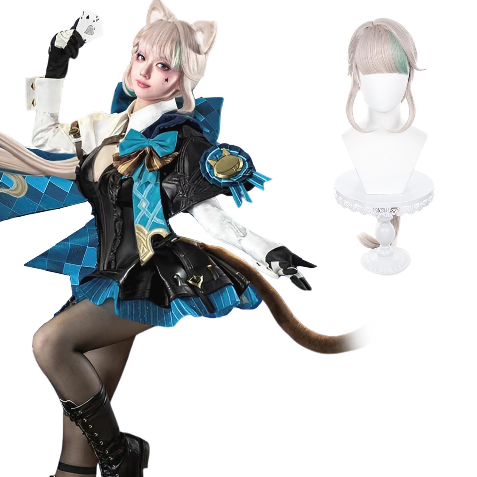 原神 リネット コスプレフルセット リネット ウィッグ付き_XS 原神 リネット コスプレフルセット リネット ウィッグ付き_XS