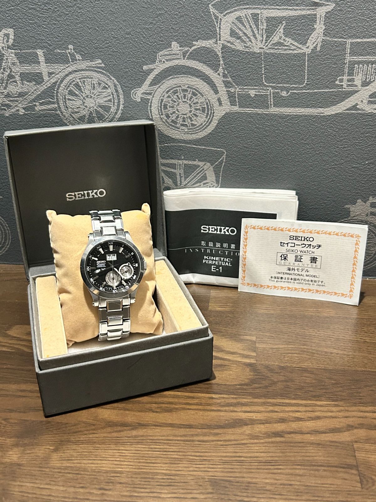 Amazon.co.jp: [セイコー]SEIKO 腕時計 KINETIC キネティック SKA781P1