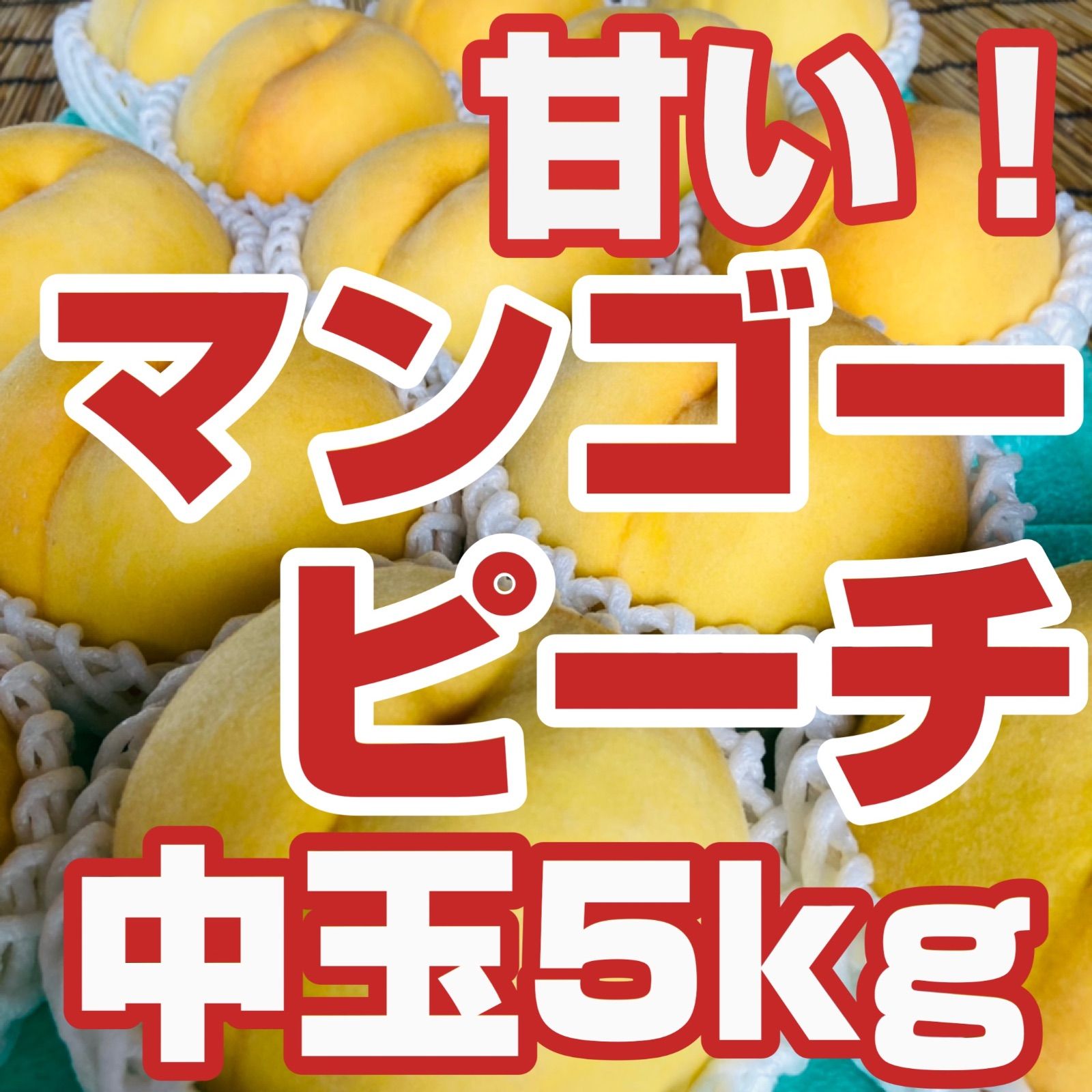 クール便 マンゴーピーチ 訳あり 甘い ！黄金桃たっぷり5kg 中玉