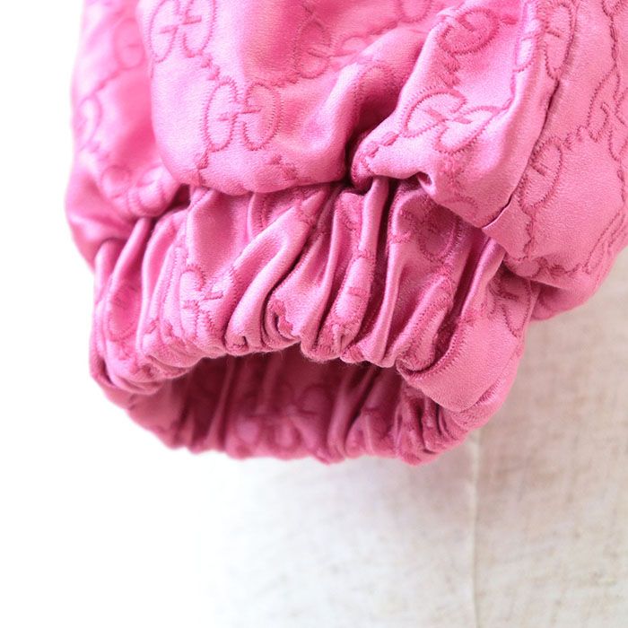 未使用】GUCCI グッチ ジャケット ボンバー GG 総柄 刺繍 花柄  