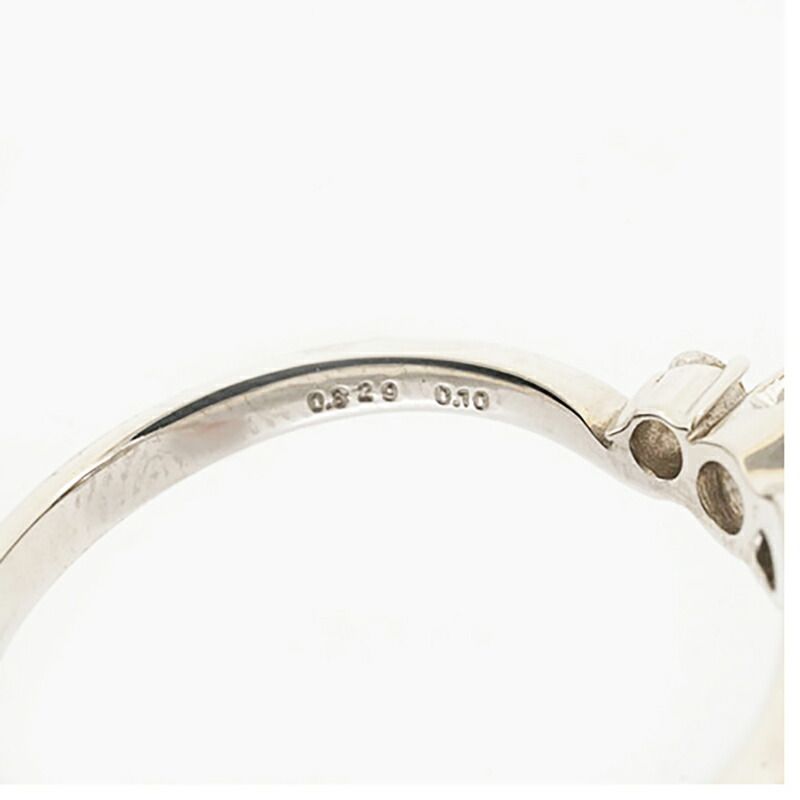 ju286】 リング Pt900 プラチナ ダイヤモンド 0.329ct/0.100ct 12号 未  
