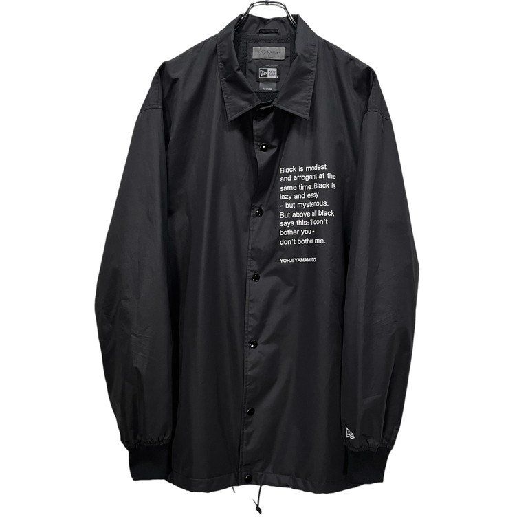ヨウジヤマモト　ダリア　ニューエラ　コーチジャケット　ブルゾン　シャツ　ブルゾン Yohji Yamamoto Pour Homme × NEW ERA 23SS DAHLIA COACH JACKET