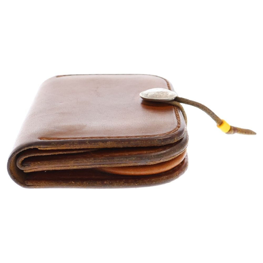 goro's (ゴローズ) 角型小銭入れ 2つ折り 財布 ウォレット 赤茶