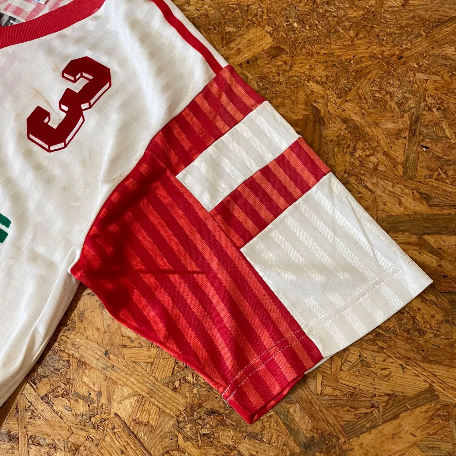 USA】アディダス adidas 80s 90s 万国旗タグ サッカーシャツ adidas - 【万国旗タグ】80s-90s adidas USA製 トレフォイルT 美