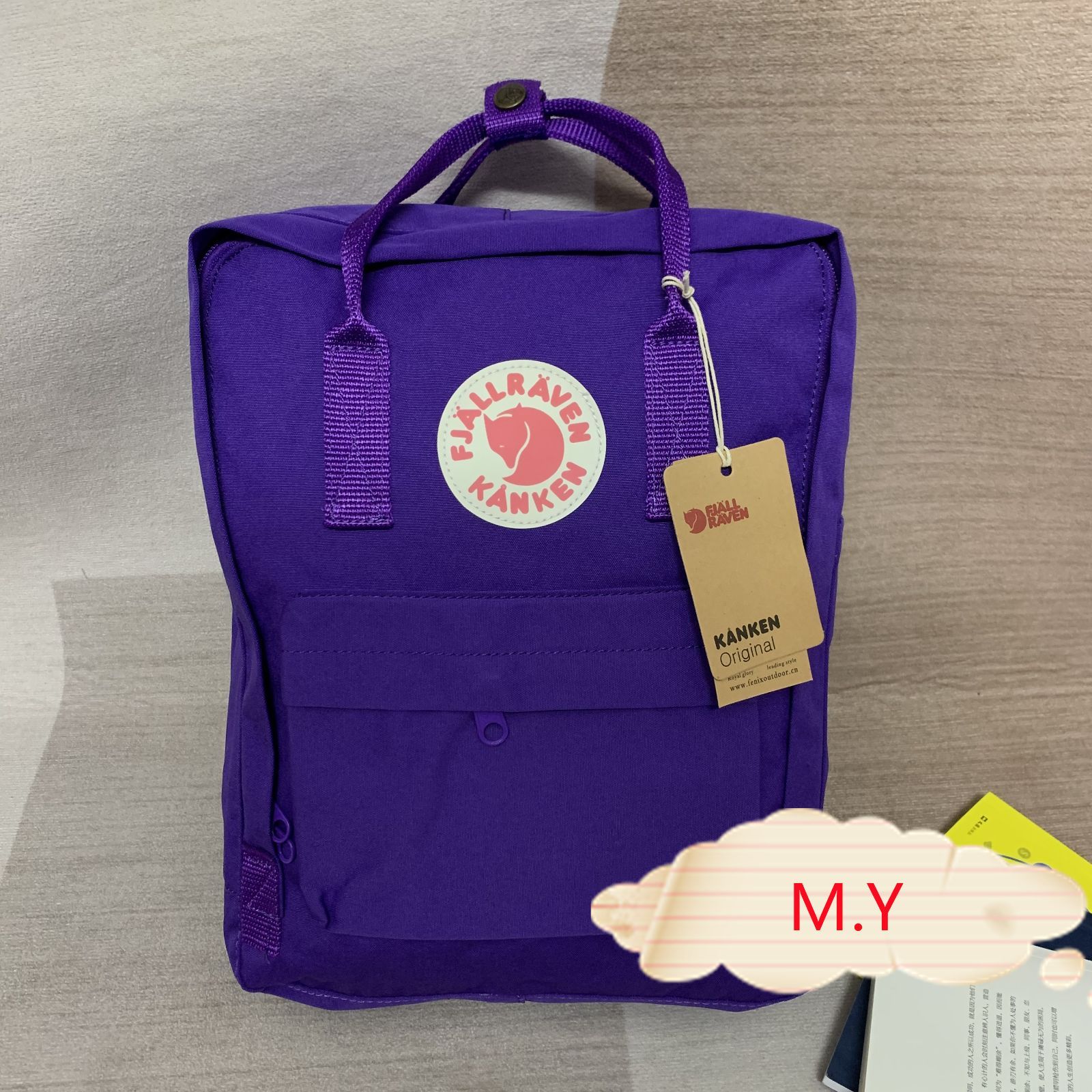 新品 フェールラーベンカンケン 薄 パープル 16L リュック