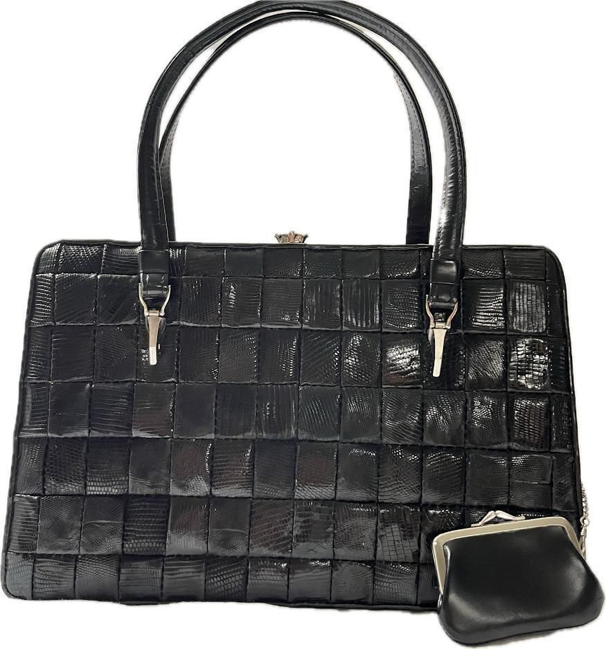 タートルレザー 亀革 エキゾチックレザー ハンドバッグ　レザーバッグ 2025年最新】亀革 バッグの人気アイテム - メルカリ