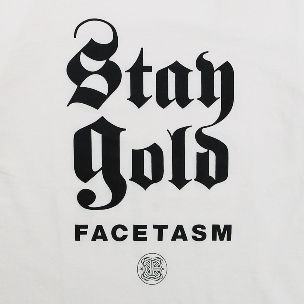 FACETASM/ファセッタズム】STAY GOLD TEE / Tシャツ / MKS-TEE-U01