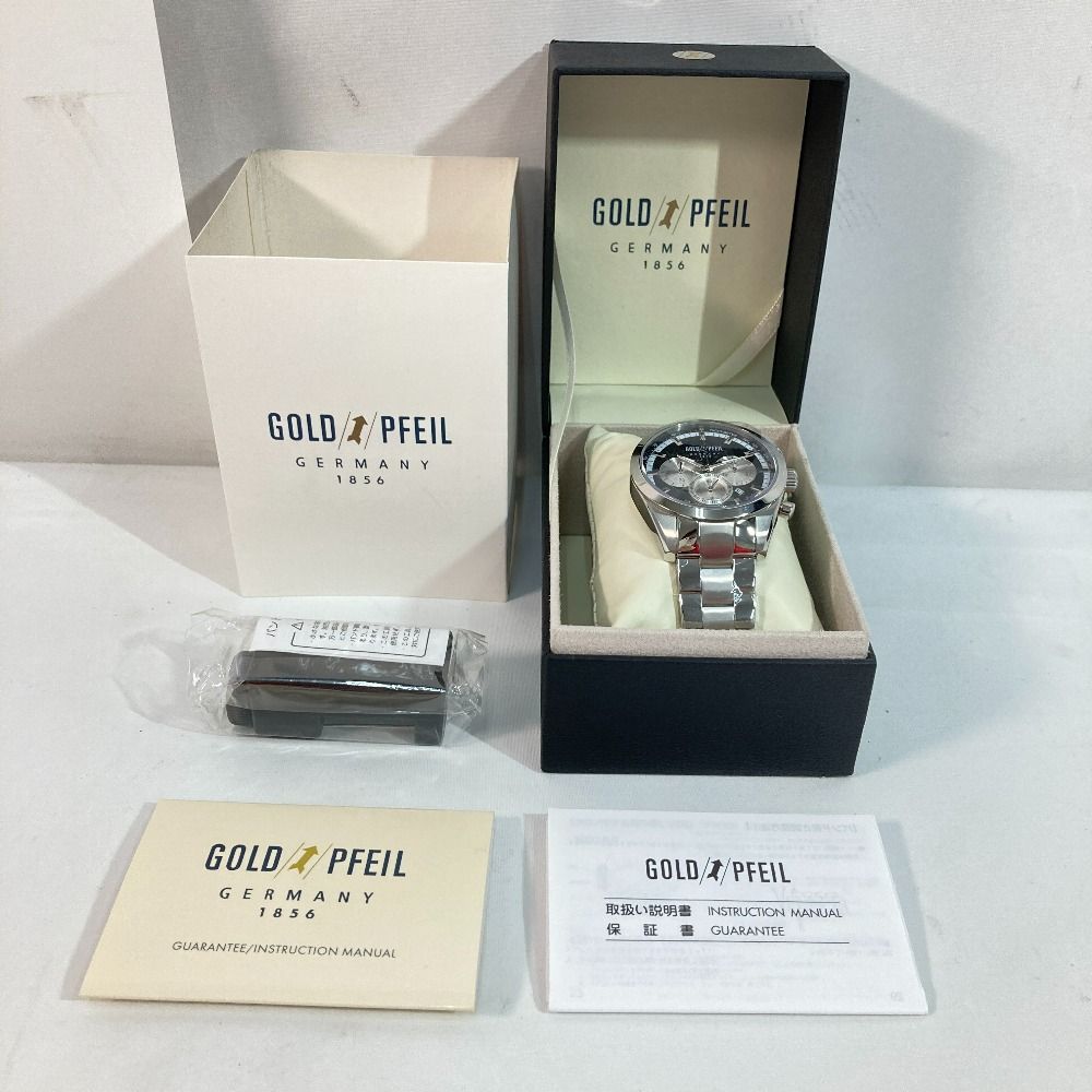 GOLD PFELE ワールドウォッチ 腕時計 メンズ ラウンド - 通販