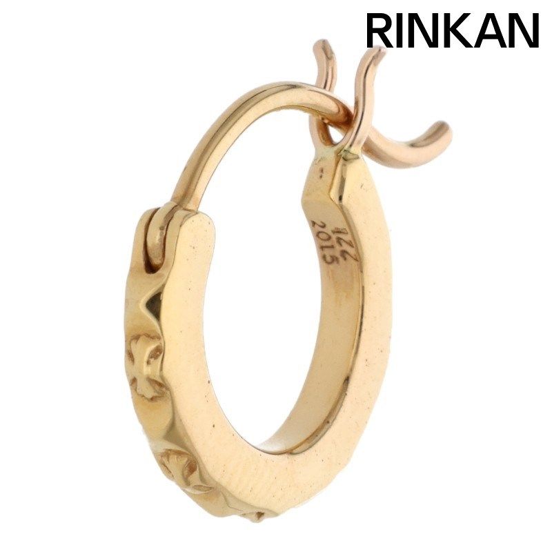 クロムハーツ 22K HOOP TFP TINY|タイニーフープ ゴールドピアス メンズ