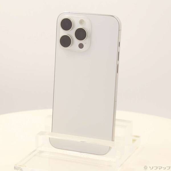 〔 品〕 iPhone15 Pro Max 256GB ホワイトチタニウム MU6Q3J A SIMフリー 262