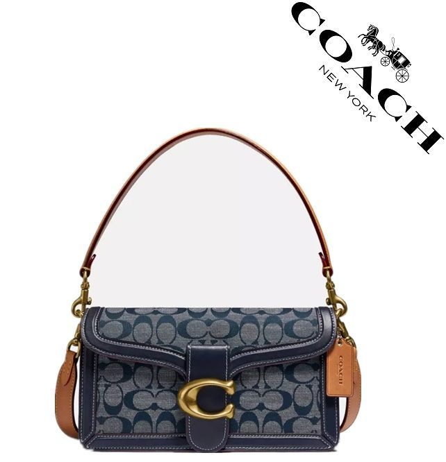 【セール中】COACH コーチバッグ 3700 デニム ハンドバッグ ショルダーバッグ 2WAYバッグ タビー シグネチャー クロスボデイー  斜めがけバッグ アウトレット品 新品未使用