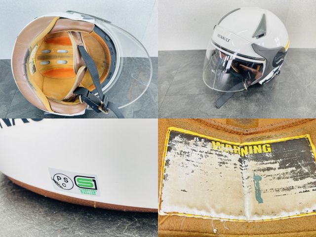 ルノー ジェットヘルメット 【中古】 RENAULT RN-999W PSCマーク有 