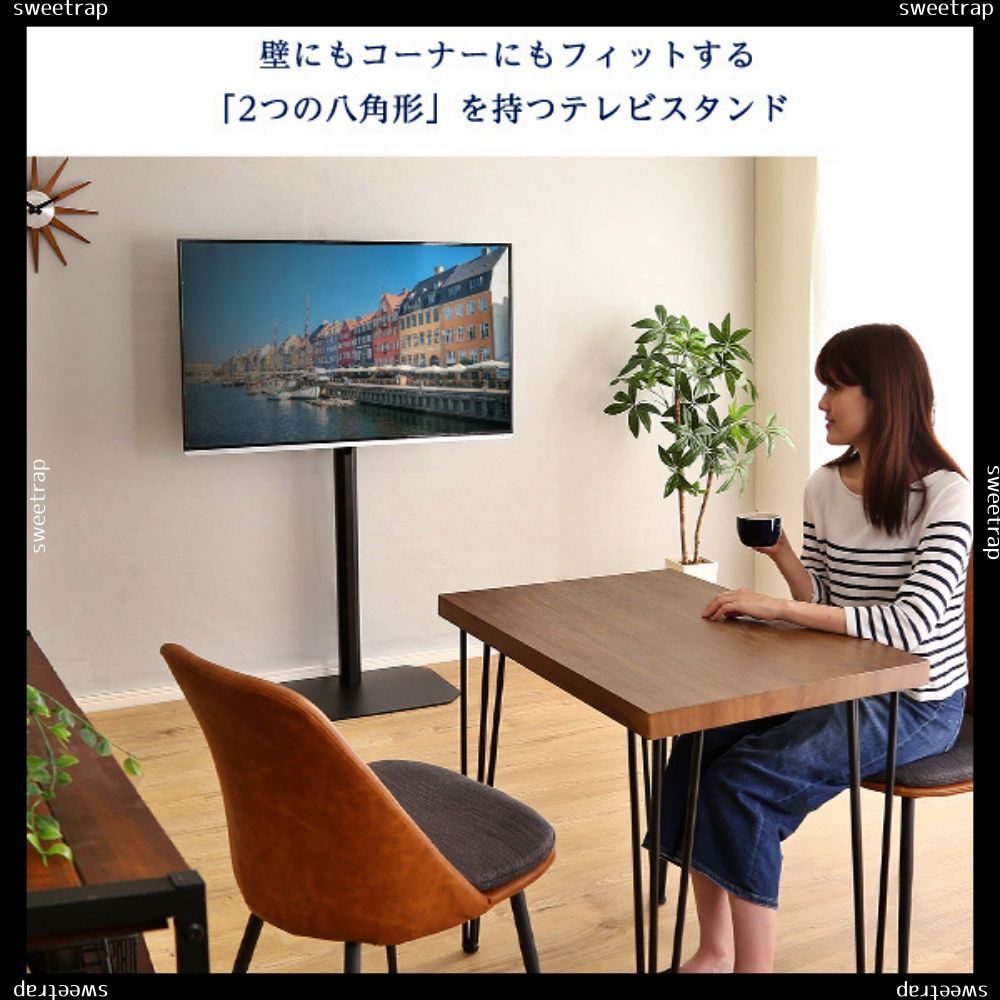 八角テレビスタンドハイタイプ専用 ハードディスクホルダーセット