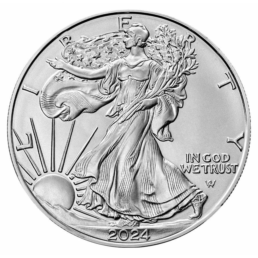 2025年 アメリカ イーグル ウオーキング リバティ 純銀 1オンス 銀貨