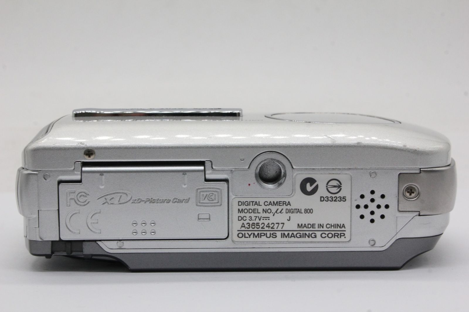 オリンパス 【返品保証】 オリンパス Olympus μ Digital 800 3x バッテリー付き コンパクトデジタルカメラ v1609