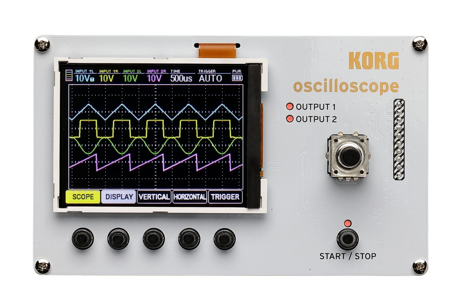 KORG コルグ Nu Tekt NTS-2 oscilloscope kit はんだ付けなしで組み立て DIY オシロスコープキット ミュージシャン向け多機能ツール