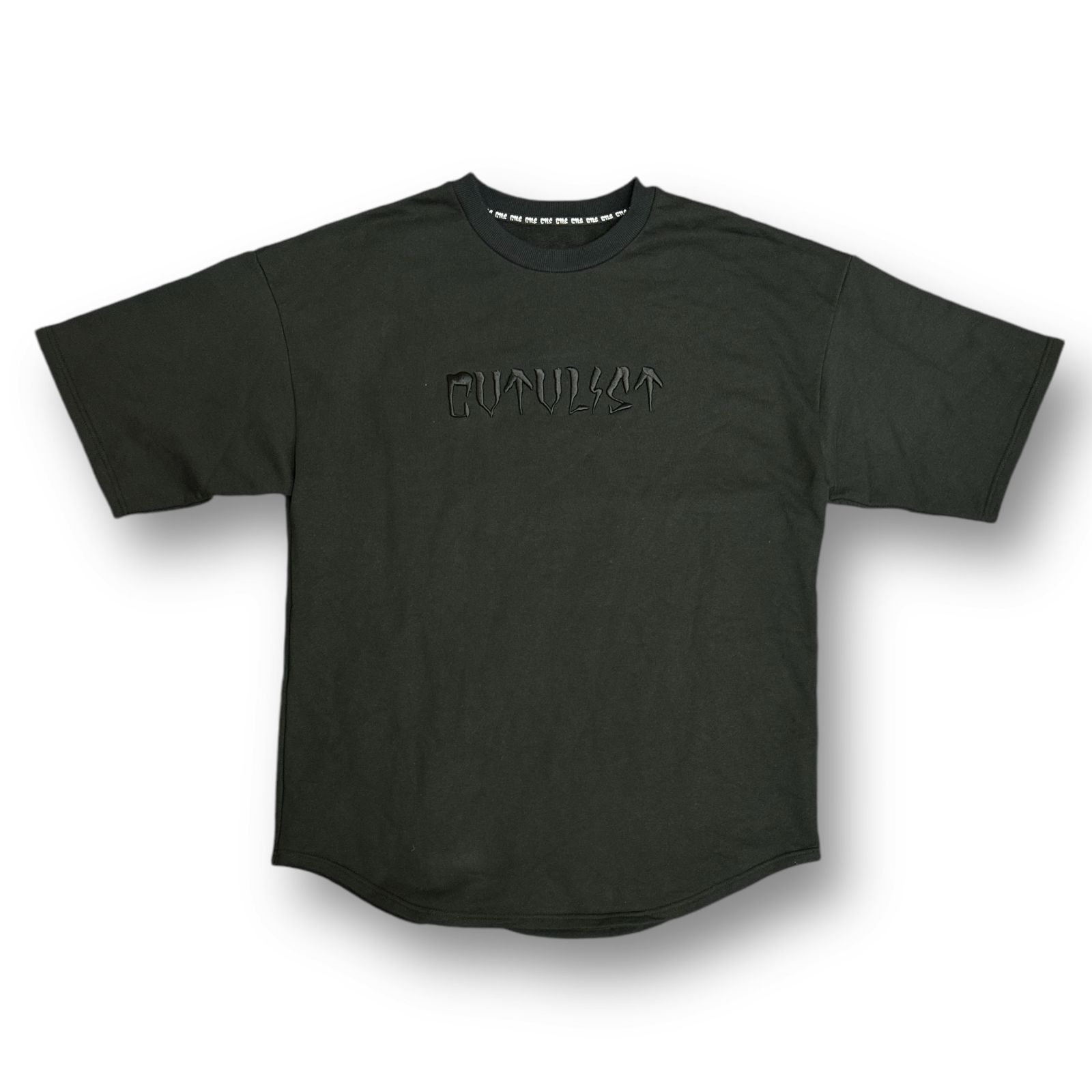 CVTVLIST 24SS 刺繍スウェットTシャツ カタリスト 2401050301 ブラック