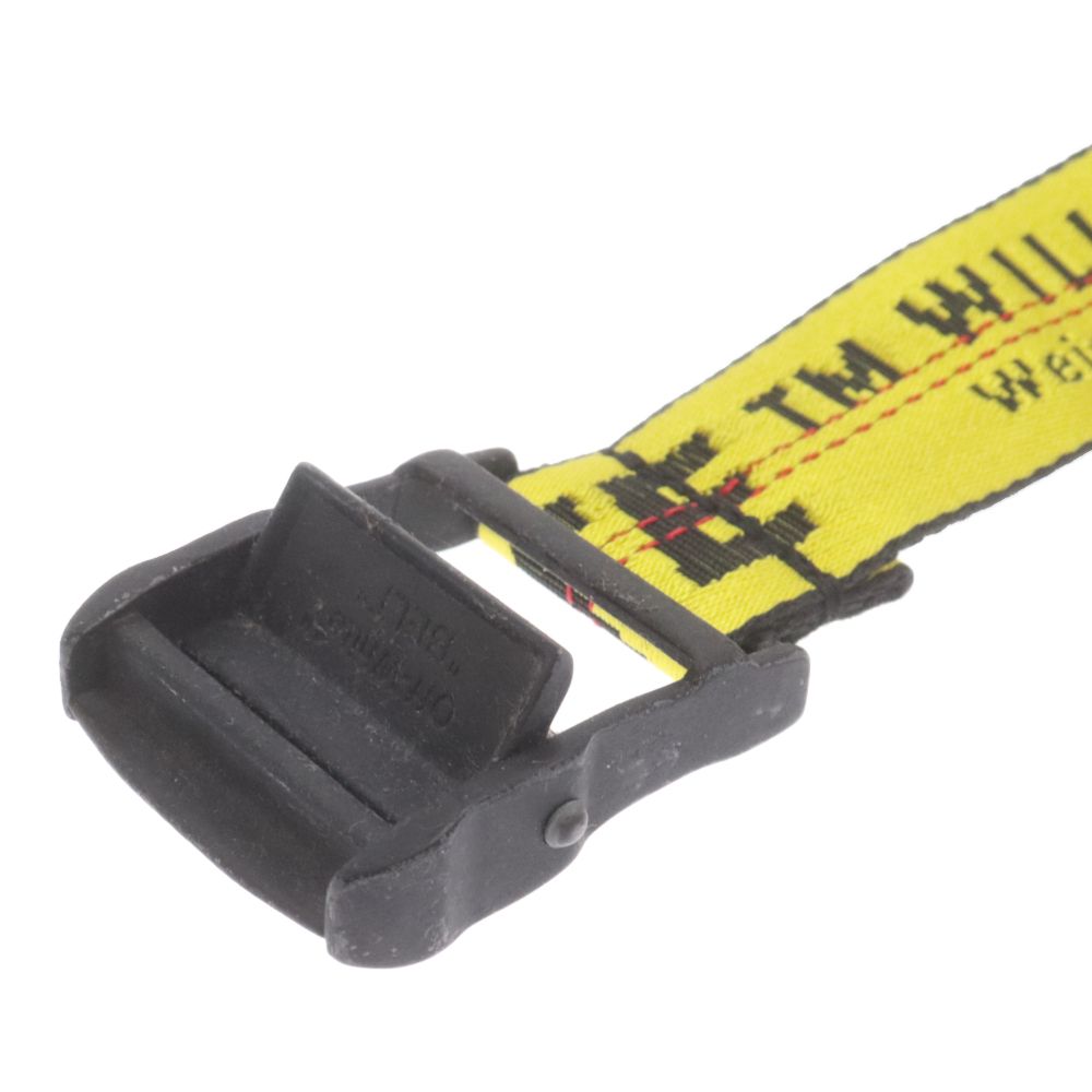 新品未使用 オフホワイト インダストリアルベルト offwhite ブラック 黒 完売品 17FW belt バージルアブロー Vergil 