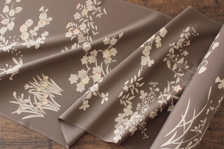 創作きもの『美の花』正絹小紋 反物 浜ちりめん【特別価格】 - メルカリ