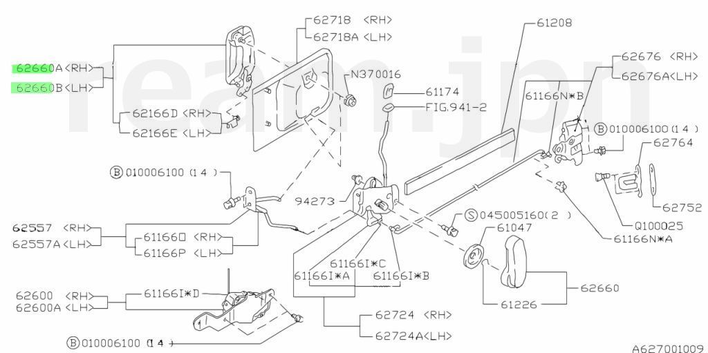 新品 スバル純正 サンバー KV3 KV4 TV1 TV2 TW1 TW2 スライドドア
