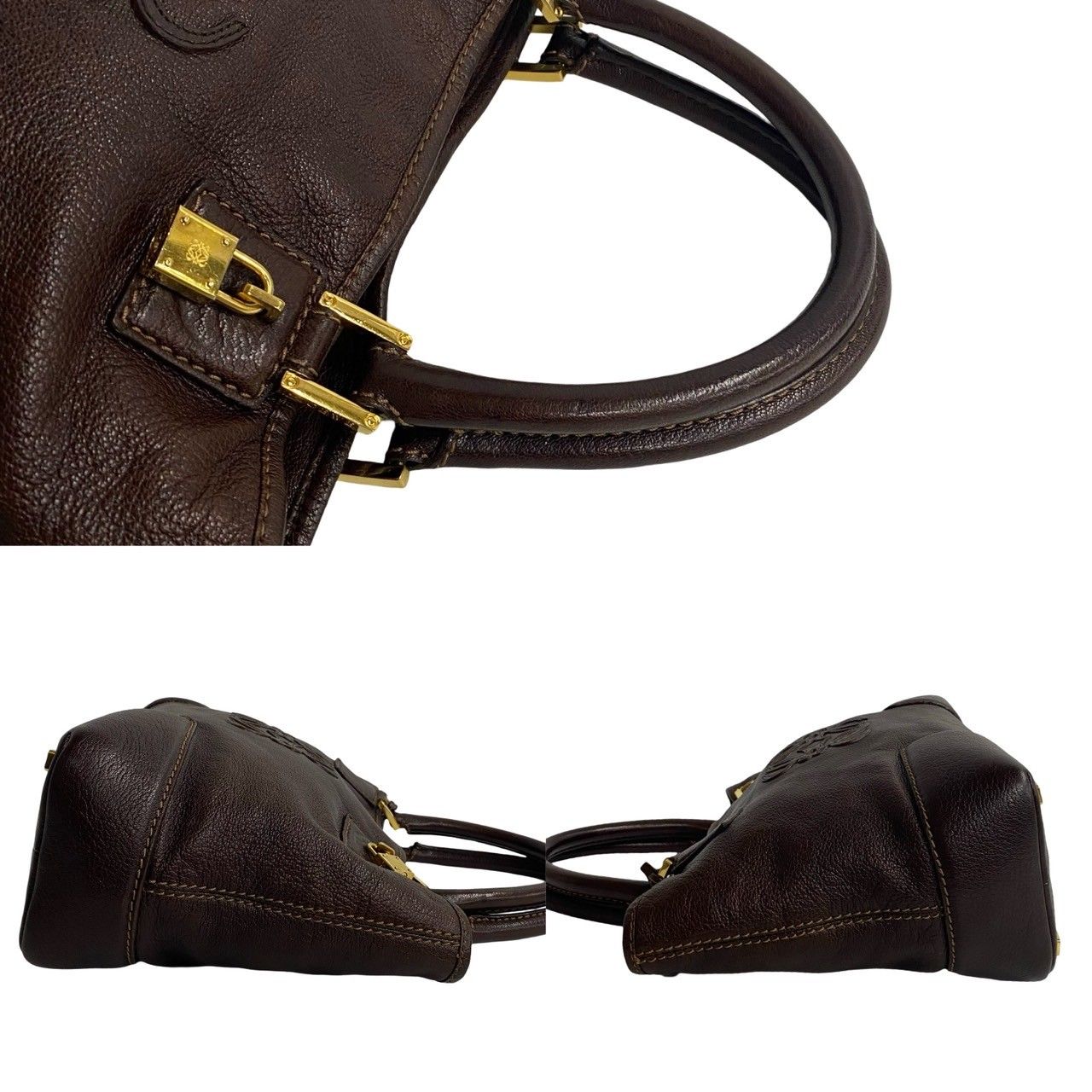 極 美品 鍵 袋付き LOEWE ロエベ アナグラム ロゴ 刻印 レザー 極 美品 鍵 袋付き LOEWE ロエベ アナグラム ロゴ 刻印 レザー