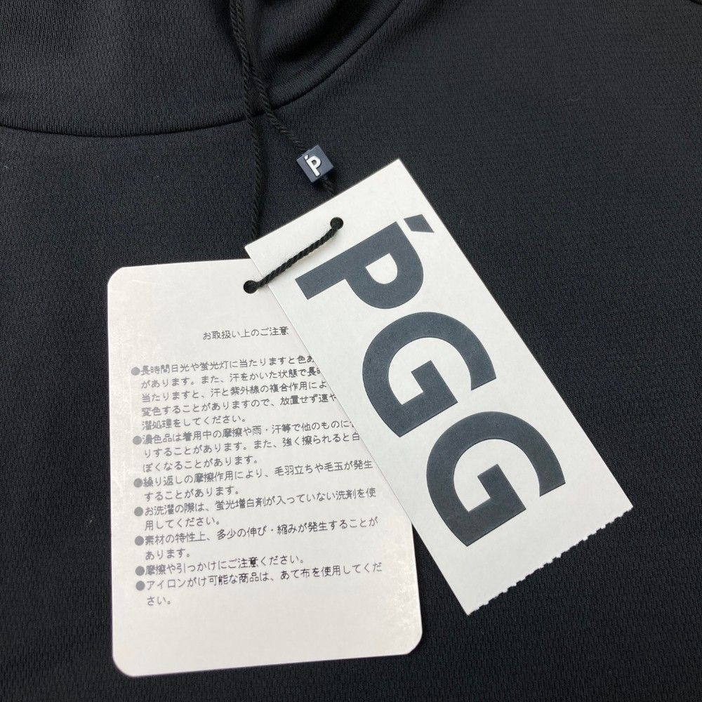 サイズ：0 PGG PEARLY GATES パーリーゲイツ モックネック半袖Tシャツ