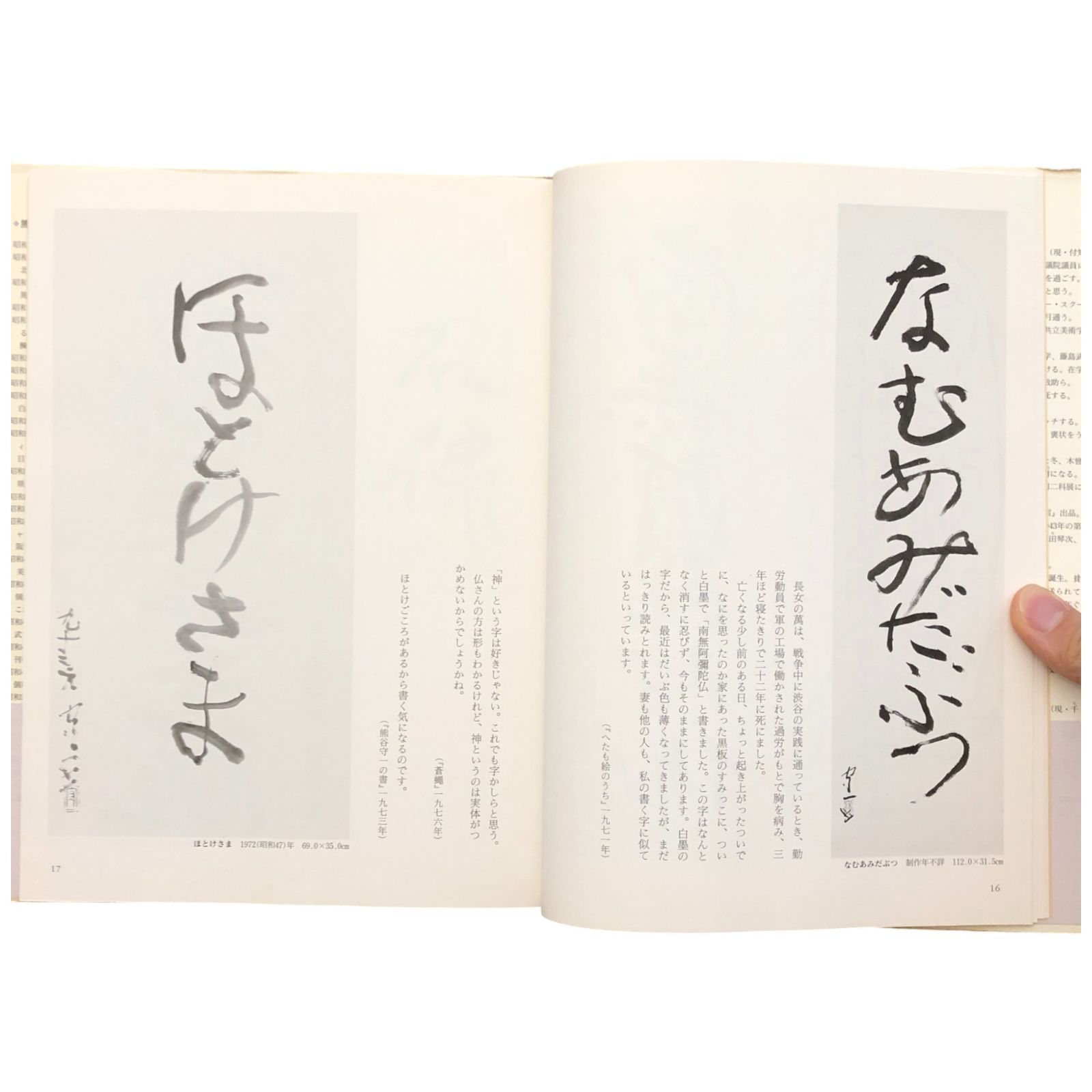 無一物 熊谷守一の書 熊谷守一 株式会社世界文化社 1997年1月10日 初版