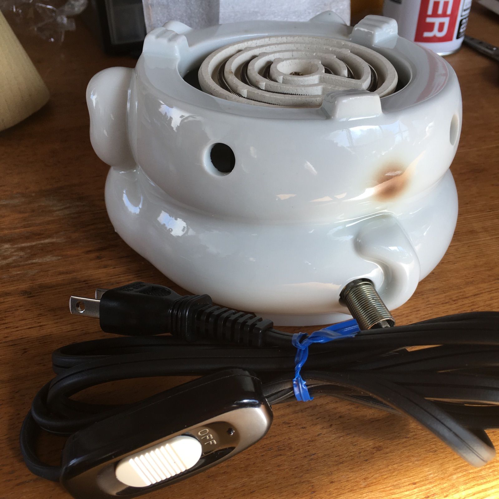 招き猫！陶器電気コンロ あったかいね Seto Craft - メルカリ