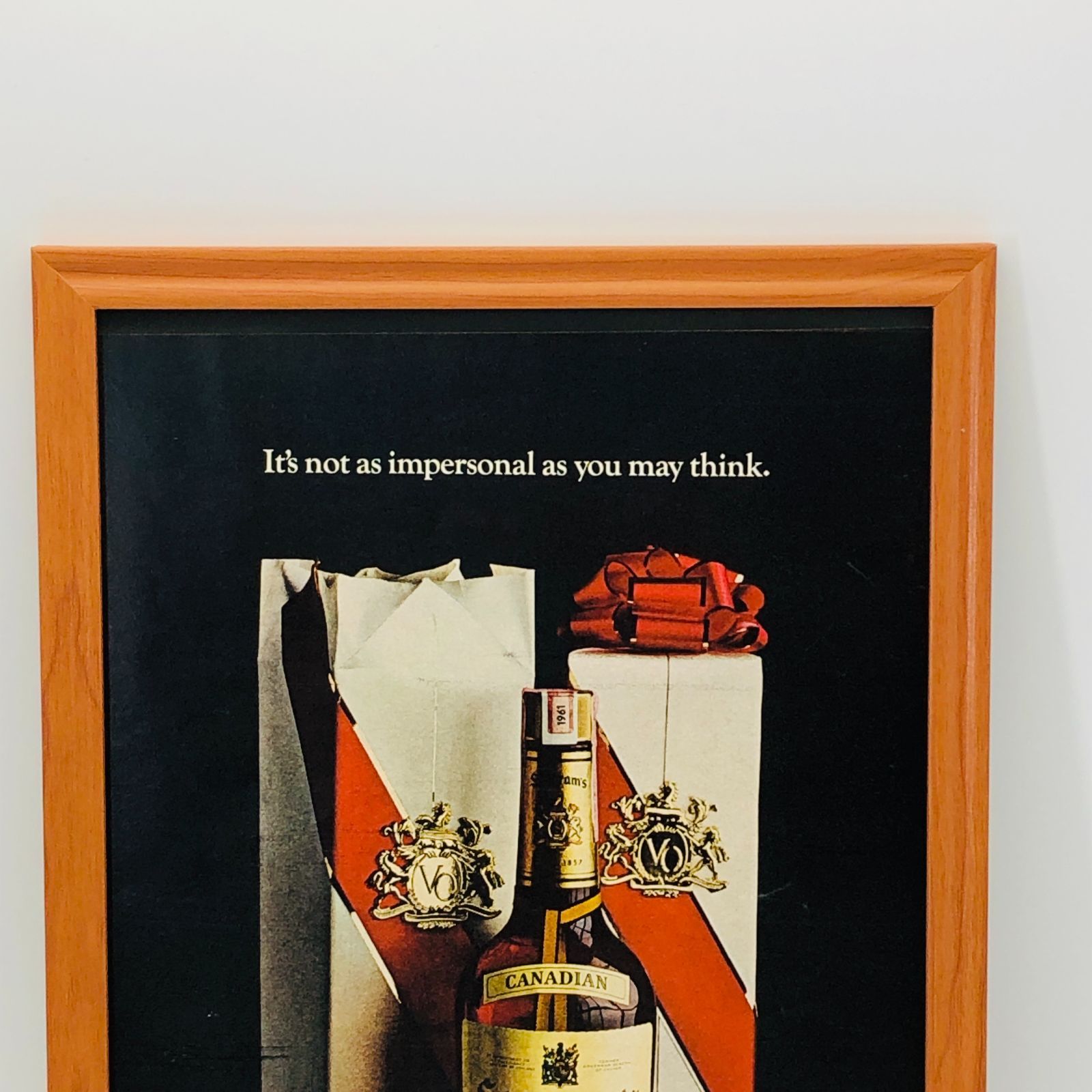 貴重な当時物 ビンテージ 広告 フレーム付 『 シーグラムV.Oウイスキー 』 1960年代 オリジナル アメリカ 輸入雑貨 ヴィンテージ 海外雑誌  アドバタイジング レトロ ( AZ1469 ) - メルカリ