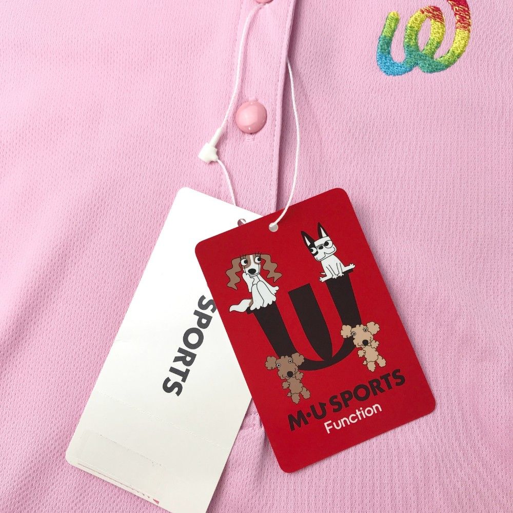 サイズ：40 M.U SPORTS エムユースポーツ ノースリーブポロシャツ