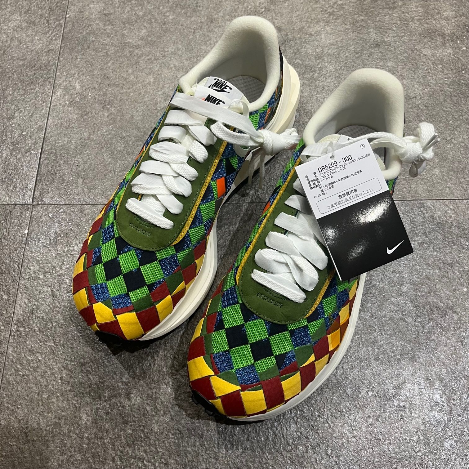 国内正規 新品 sacai Nike Jean-Paul Gaultier Vaporwaffle Woven サカイ ナイキ ジャンポールゴルチエ  エア ウーブン ワッフルレーサー スニーカー DR5209 300 28.5cm 62947A - メルカリ