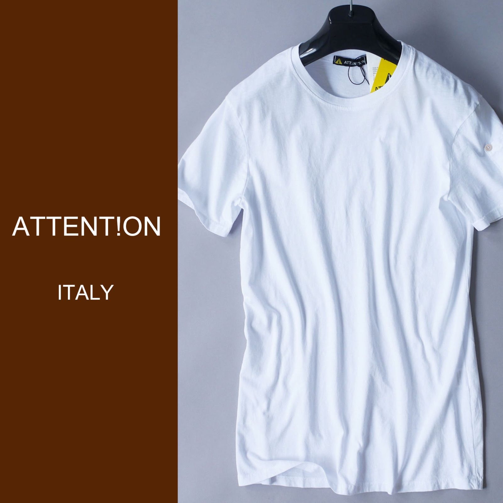 dp395○S○M○選択可○中部イタリアの街着ブランド○コットンTシャツ 