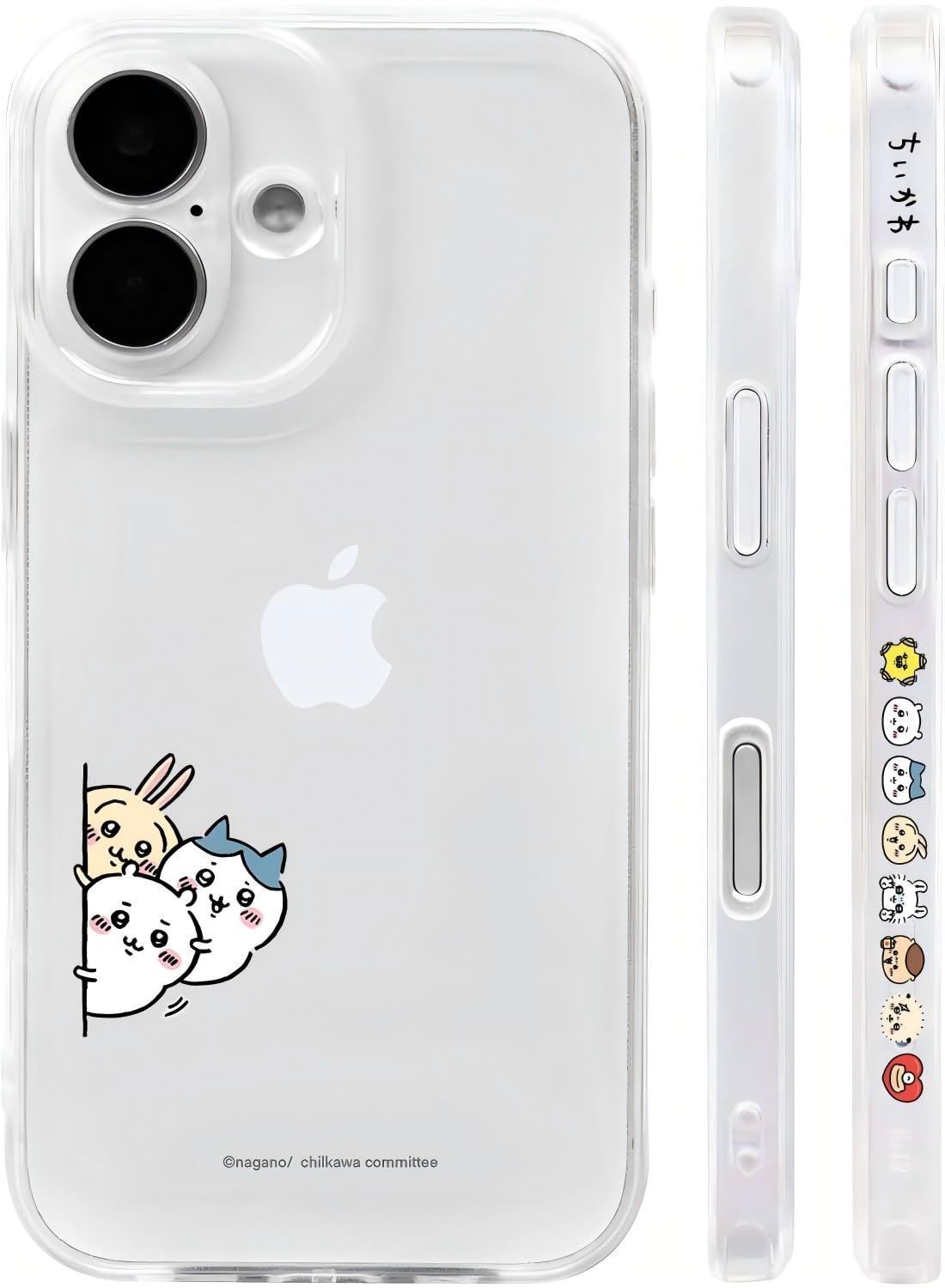 【新着商品】かわいい かわいい サイドデザイン クリア レンズ保護 TPU 側面設計 iPhone ワイヤレス充電対応 指紋防止 カバー 16 カバー アイフォン16 スマホケース 用 用 ケース iPhone16