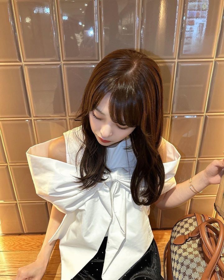 BIBIY ANNE RIBBON BLOUSE WHITE - メルカリ